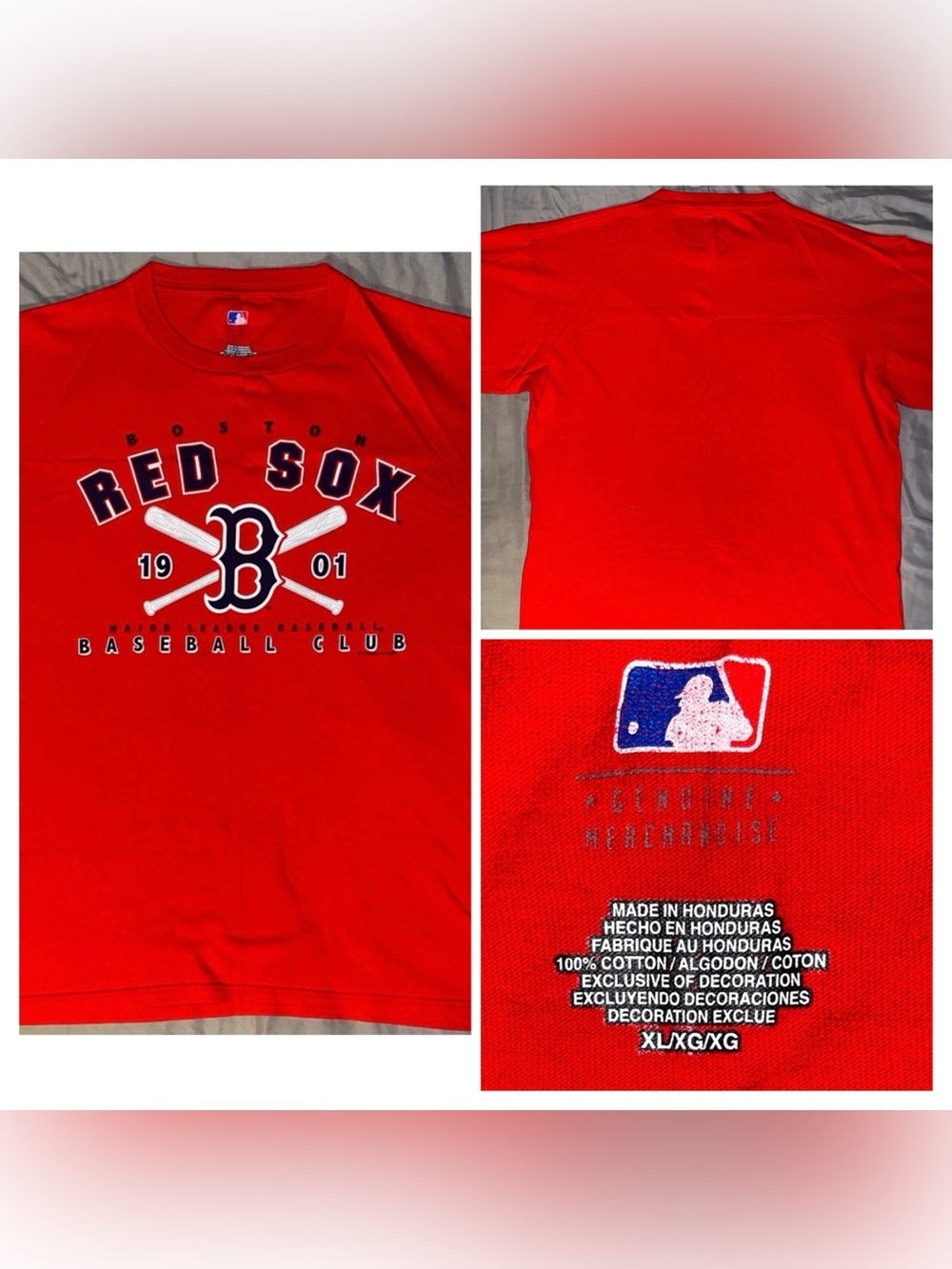Boston Red Sox VINTAGE MLB Genuine Merchandise Short Sleeve T Shirt Men’s XL